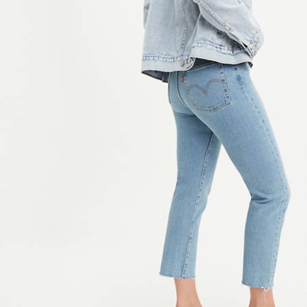 LEVIS Wedgie Fit Straight Tango Hustle Medium Wash